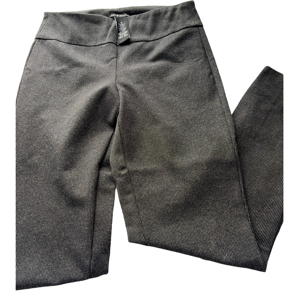 Zac & Rachel Charcoal Ribbed Pants